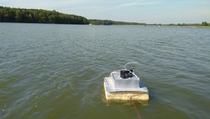 fotografia stanowiska badawczego nr 4 - Zbiornik wodny Maziarnia